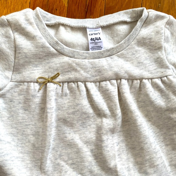 Carter’s cotton Sweatshirt and leggings., 4T - Picture 2 of 6